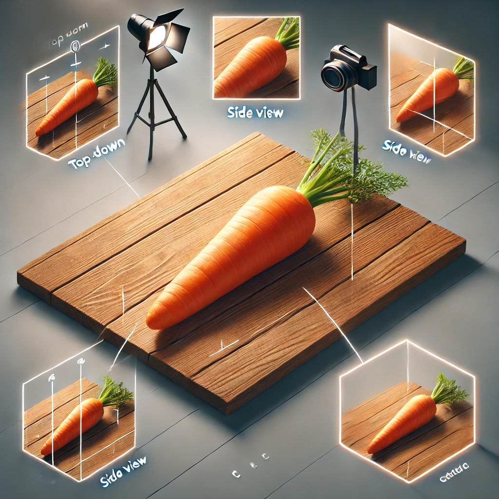 carrot camera shooting