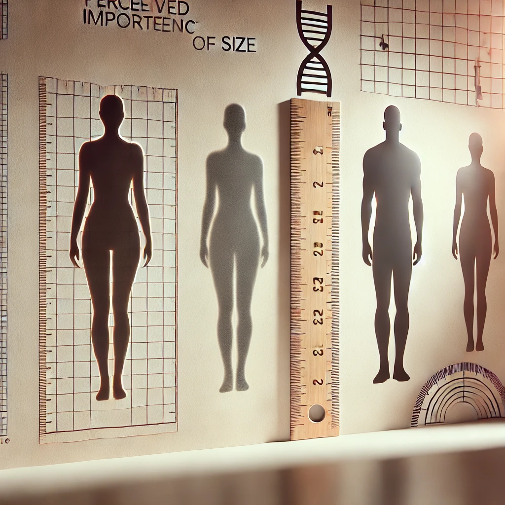 bodies next to a ruler